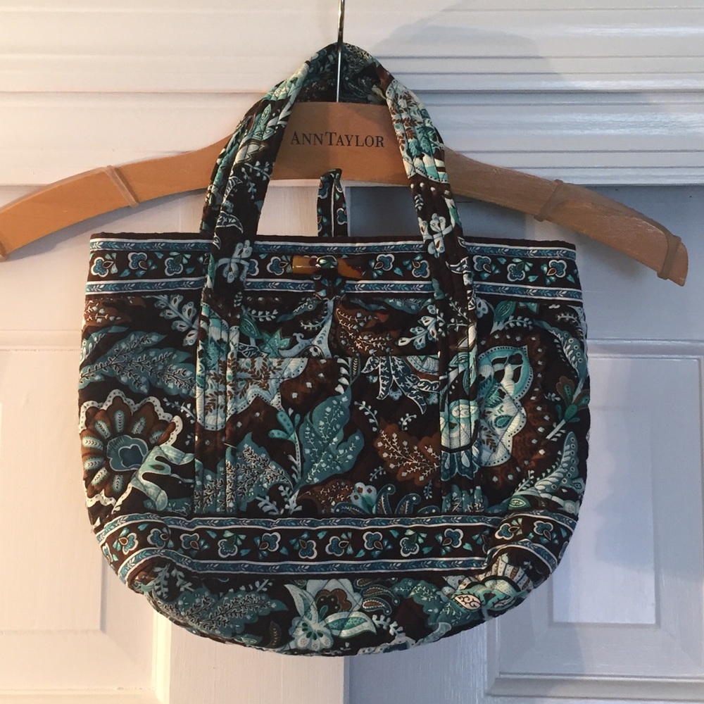 Vera Bradley Java Blue Small Tote - image 1